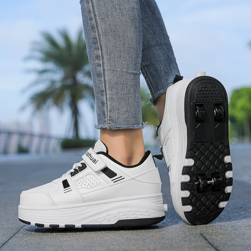 Kids 4‑Wheel Retractable Rolle - đánh giá và giá Sneakers